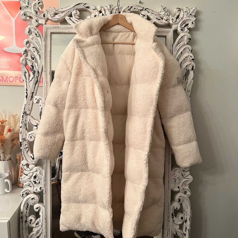 Maniere De Voir Sherpa Trench Coat from Revolve